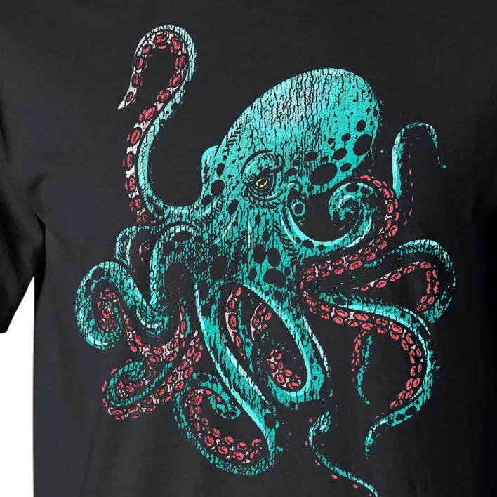 Funny Kraken Octopus Gift Tall T-Shirt