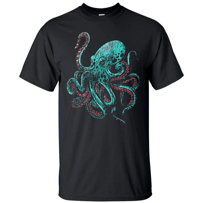 Funny Kraken Octopus Gift Tall T-Shirt