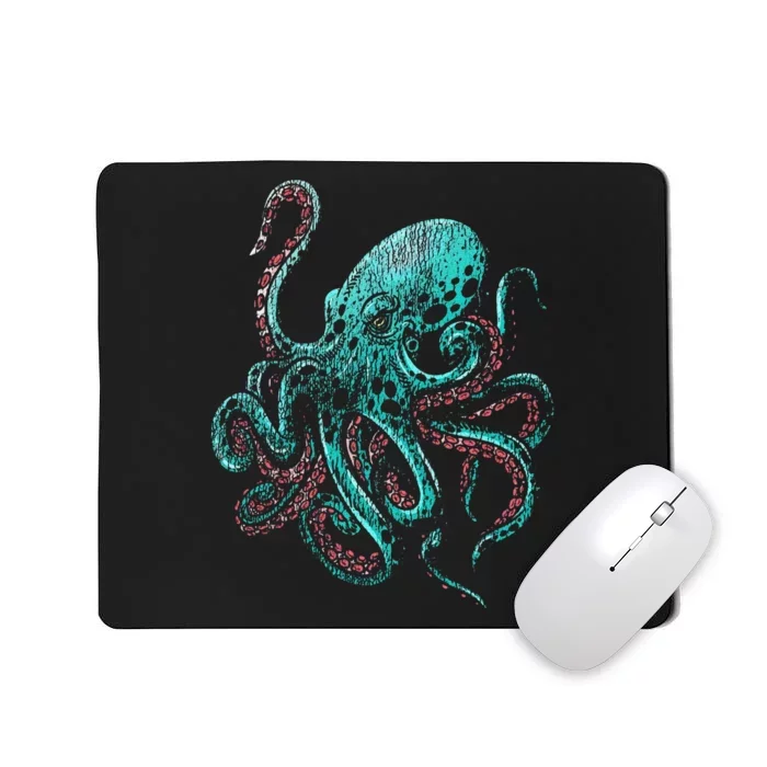 Funny Kraken Octopus Gift Mousepad