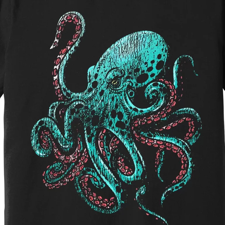 Funny Kraken Octopus Gift Premium T-Shirt