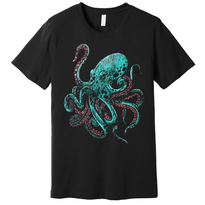 Funny Kraken Octopus Gift Premium T-Shirt