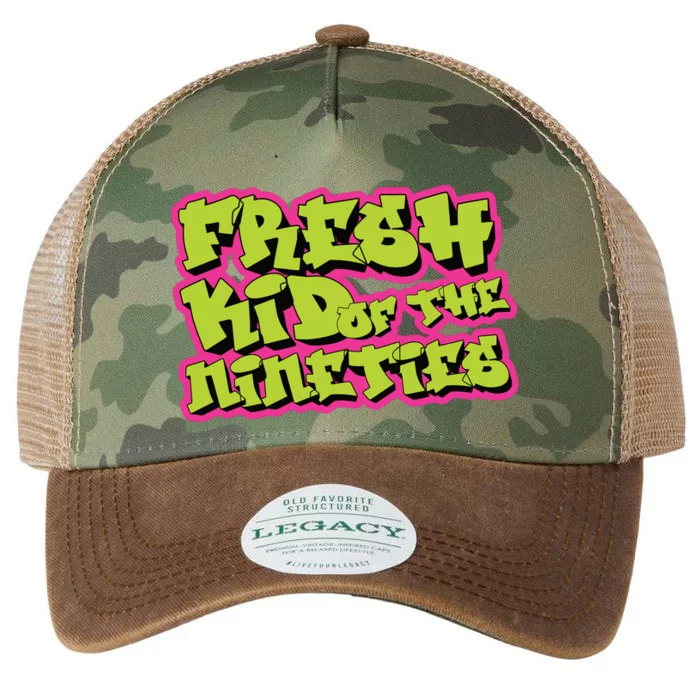 Fresh Kid_ Of The Nineties 90s Nostalgia Legacy Tie Dye Trucker Hat