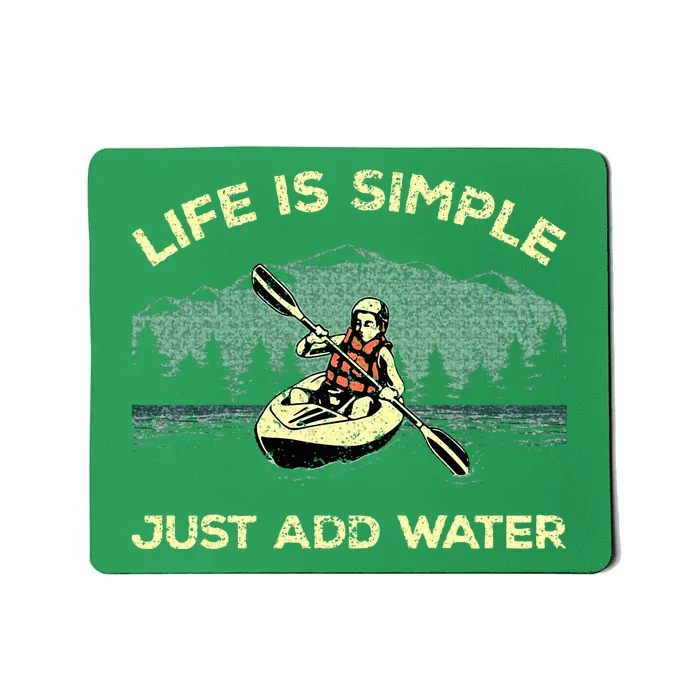 Funny Kayaking Paddling Canoeing Lover Mousepad