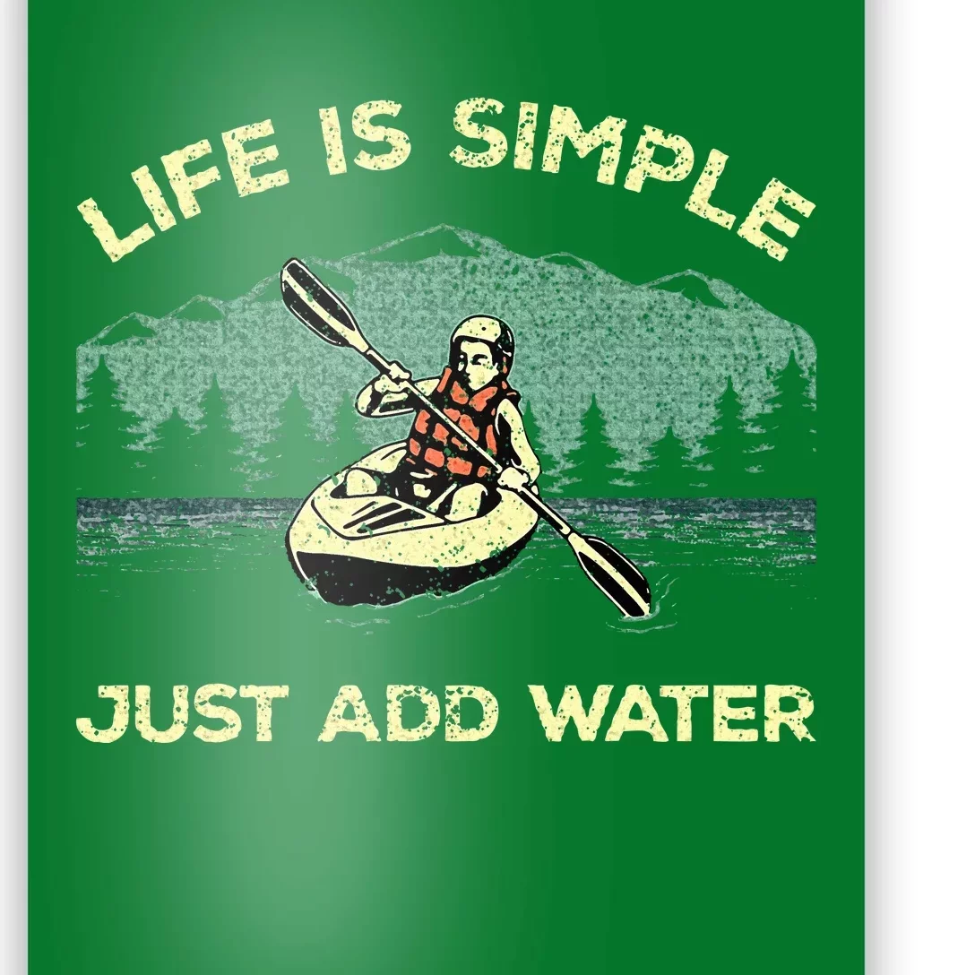 Funny Kayaking Paddling Canoeing Lover Poster