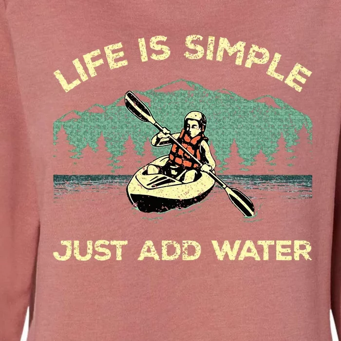 Funny Kayaking Paddling Canoeing Lover Womens California Wash Sweatshirt