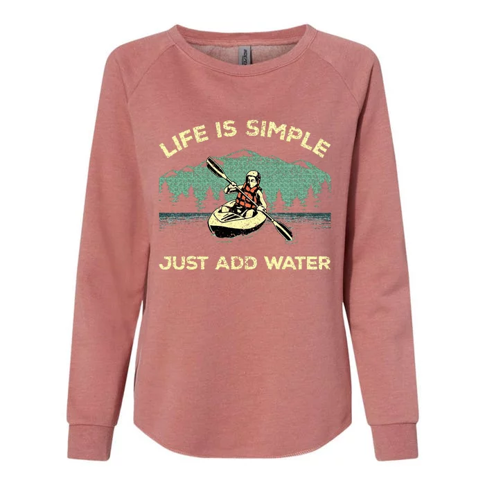 Funny Kayaking Paddling Canoeing Lover Womens California Wash Sweatshirt