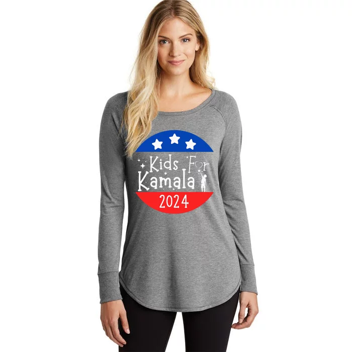 For Kamala President Love Kamala Harris Women's Perfect Tri Tunic Long Sleeve Shirt