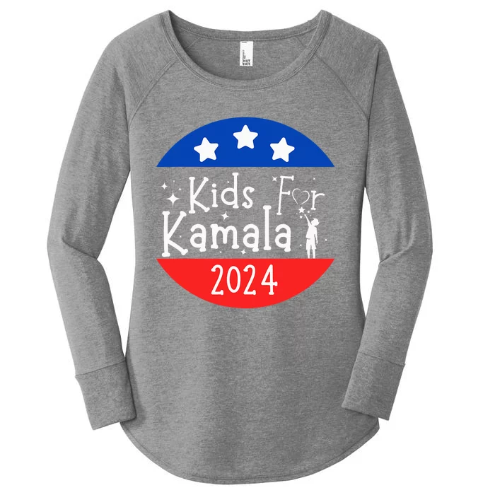 For Kamala President Love Kamala Harris Women's Perfect Tri Tunic Long Sleeve Shirt