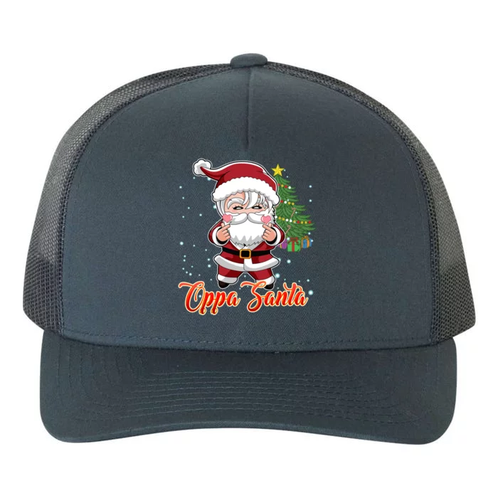 Funny K Pop Christmas K Pop Santa Gift Yupoong Adult 5-Panel Trucker Hat