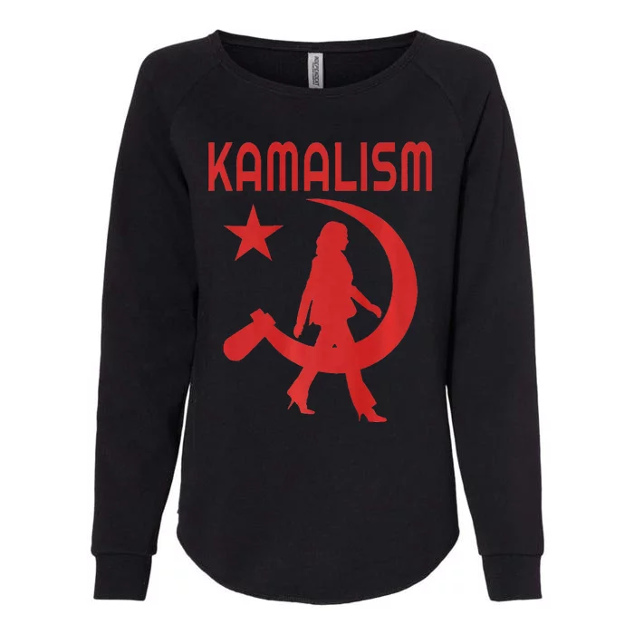 Funny Kamalism Pun Premium Womens California Wash Sweatshirt