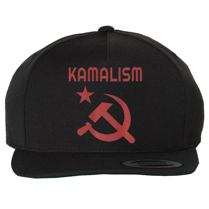 Funny Kamalism Pun Premium Wool Snapback Cap