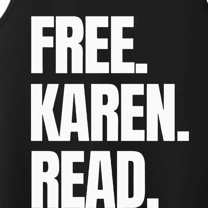 Free Karen Read On Pink 2024 Performance Tank