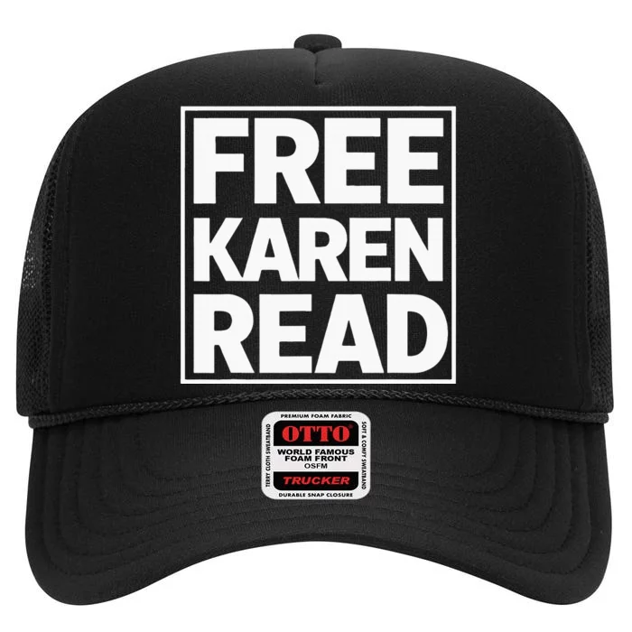 Free Karen Read High Crown Mesh Trucker Hat