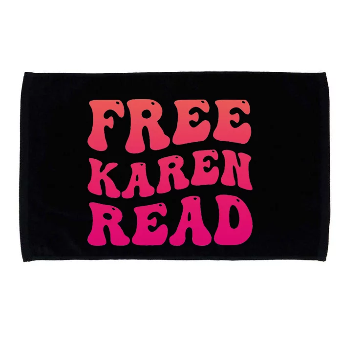 Free Karen Retro Groovy Funny Design Microfiber Hand Towel