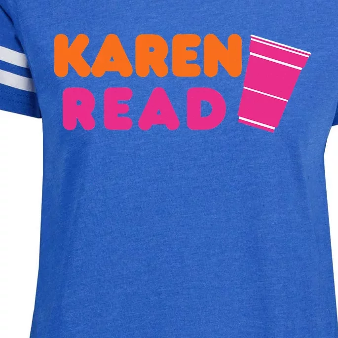 Free Karen Read Enza Ladies Jersey Football T-Shirt