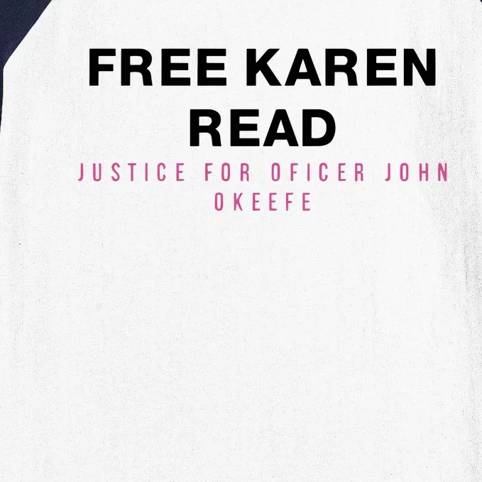 Free Karen Read Justice For Officer John OKeefe Baseball Sleeve Shirt