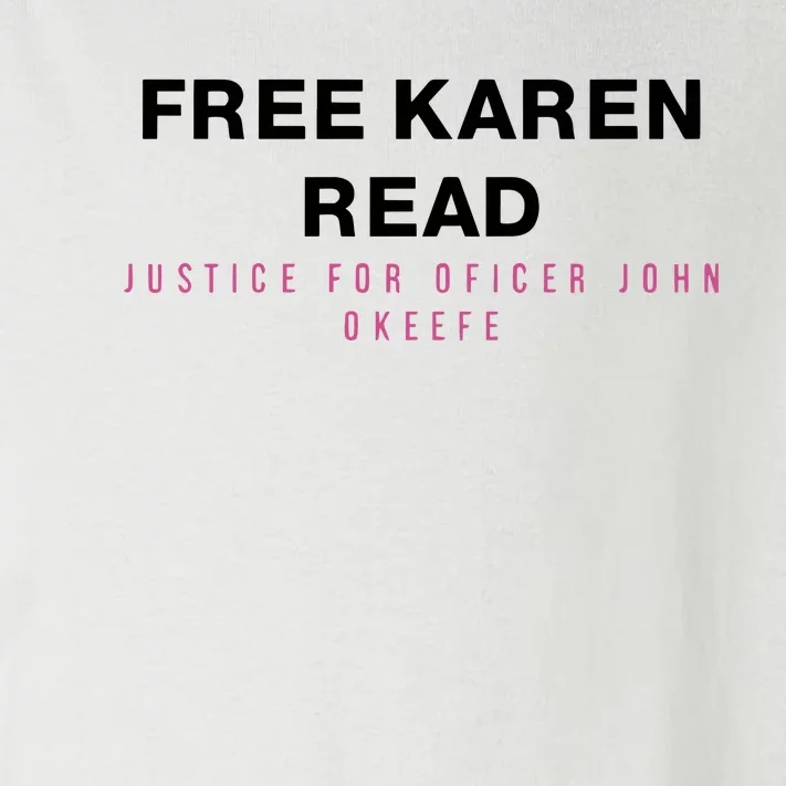 Free Karen Read Justice For Officer John OKeefe Toddler Long Sleeve Shirt