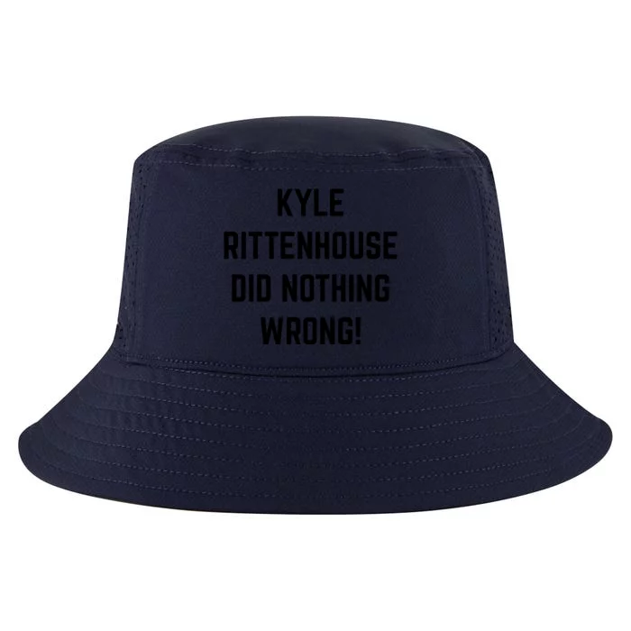 Free Kyle Rittenhouse Kyle Rittenhouse Did Nothing Wrong Cool Comfort Performance Bucket Hat