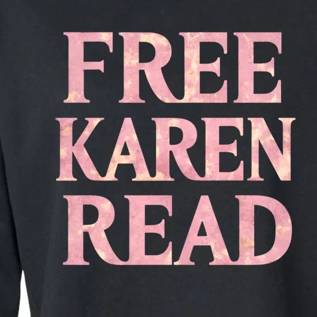 Free Karen Read Support Karen Read Cropped Pullover Crew