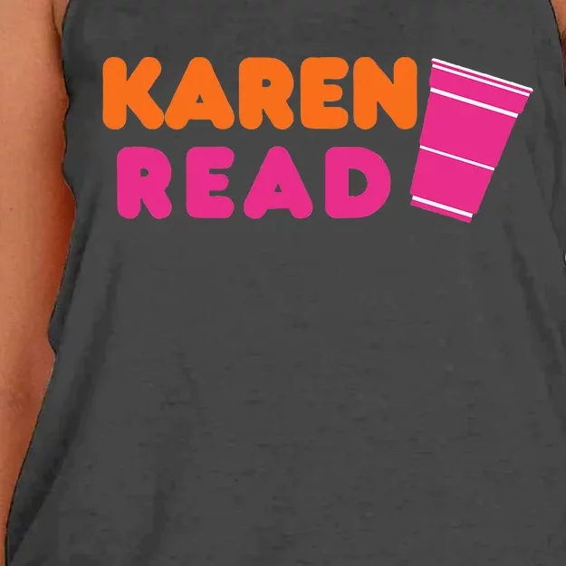 Free Karen Read Women's Knotted Racerback Tank