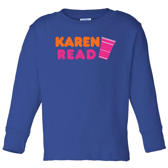 Free Karen Read Toddler Long Sleeve Shirt