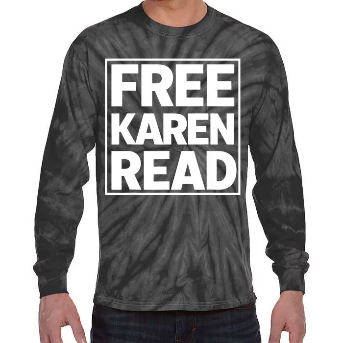 Free Karen Read Tie-Dye Long Sleeve Shirt