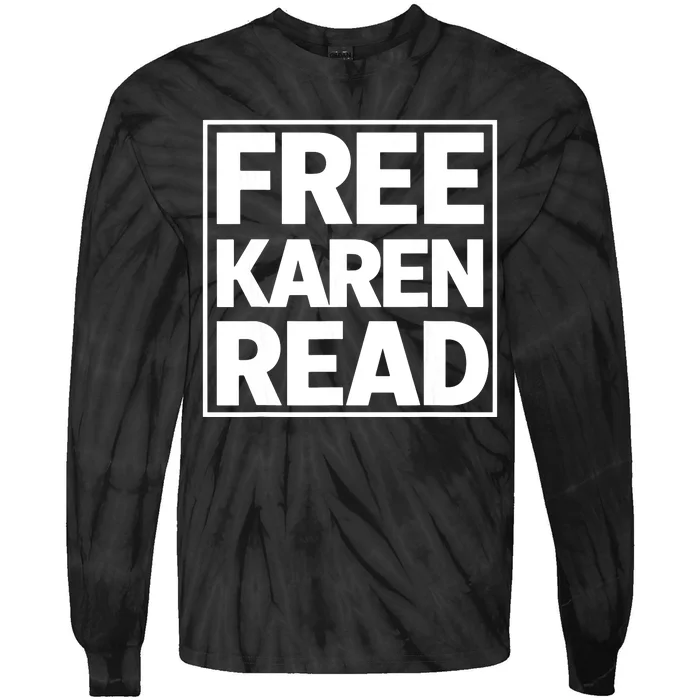 Free Karen Read Tie-Dye Long Sleeve Shirt