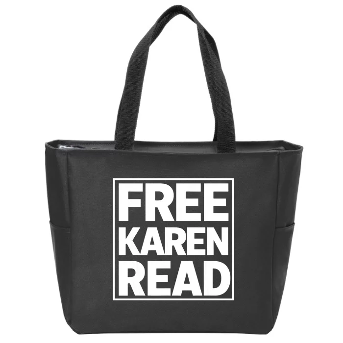 Free Karen Read Zip Tote Bag