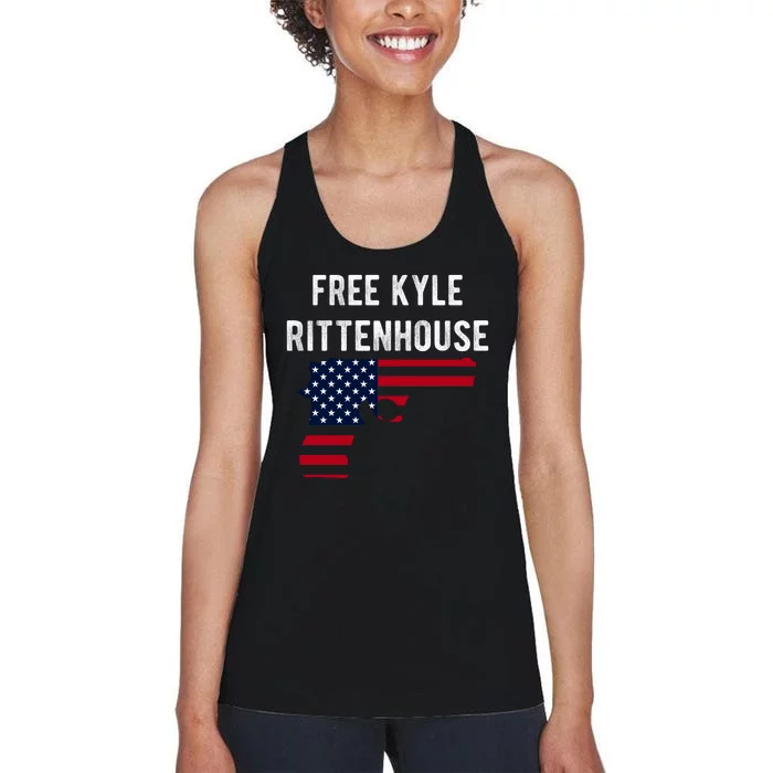 Free Kyle Rittenhouse Women's Racerback Tank