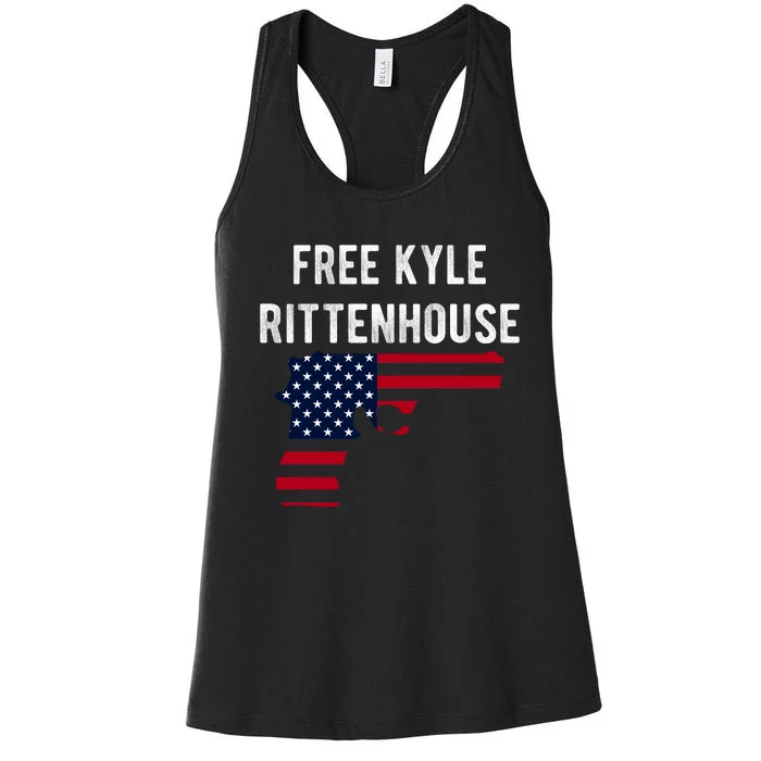 Free Kyle Rittenhouse Women's Racerback Tank