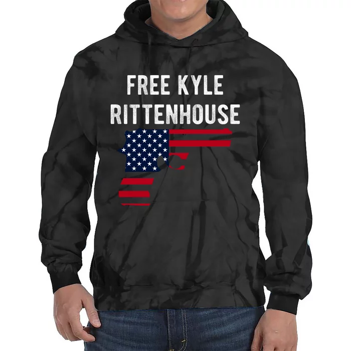 Free Kyle Rittenhouse Tie Dye Hoodie