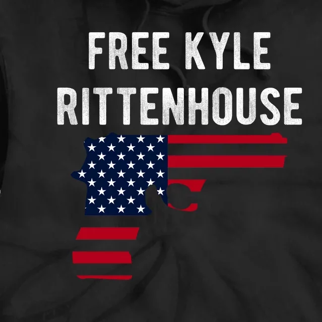 Free Kyle Rittenhouse Tie Dye Hoodie