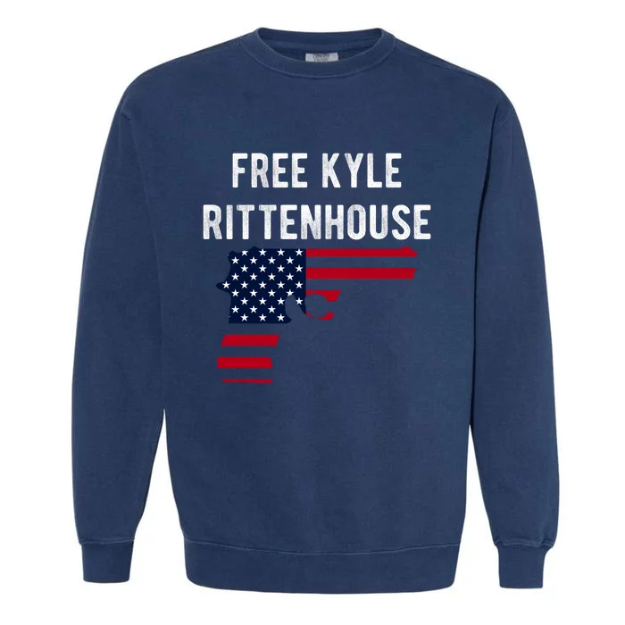 Free Kyle Rittenhouse Garment-Dyed Sweatshirt