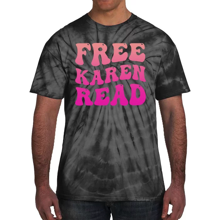 Free Karen Retro Groovy Funny Design Tie-Dye T-Shirt