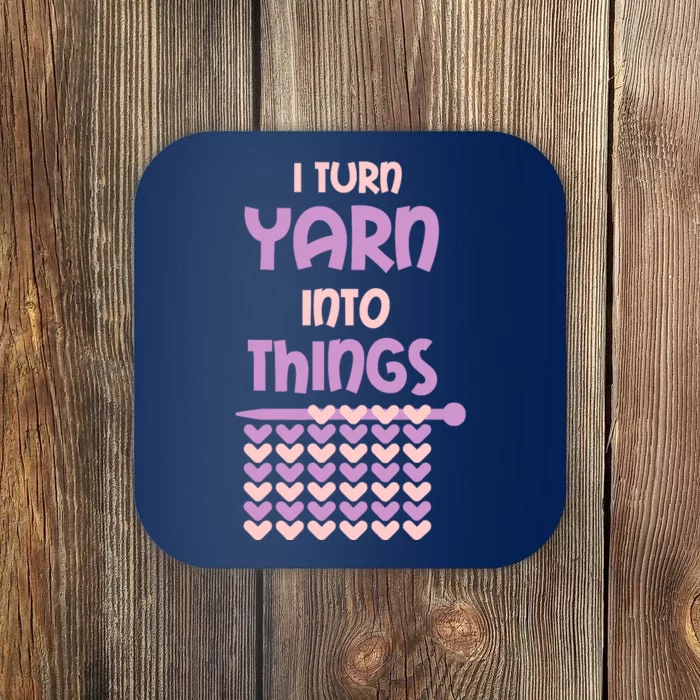 Funny Knitting Retirement Crochet Yarn Coaster