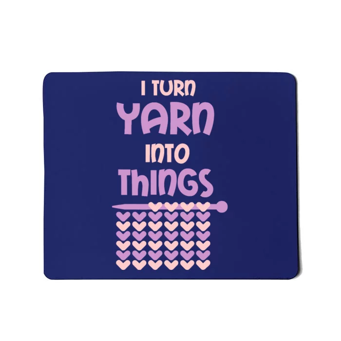 Funny Knitting Retirement Crochet Yarn Mousepad