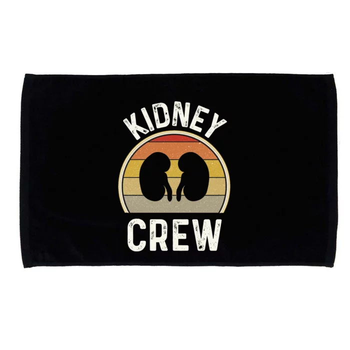 Funny Kidney Stuff Nephrology Nurse Team Renal Dialysis Tech Funny Gift Microfiber Hand Towel