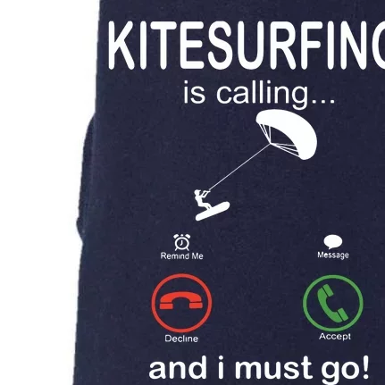 Funny Kitesurfing Shirts Kite Surfer Gift Kiteboarding Kite Doggie 3-End Fleece Hoodie