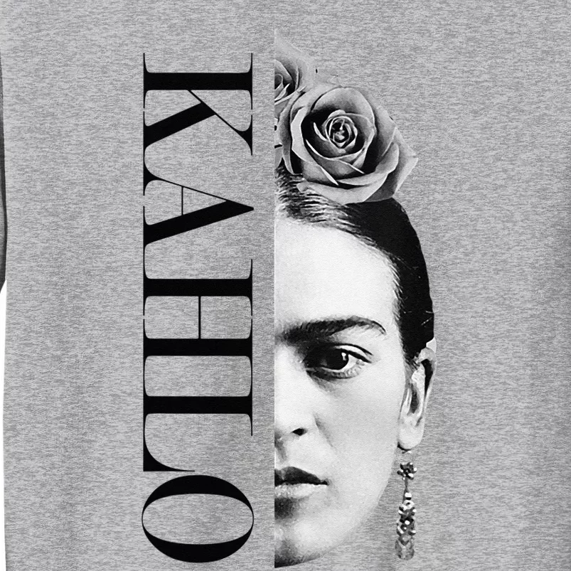 Frida Kahlo Split Portrait Tall Sweatshirt