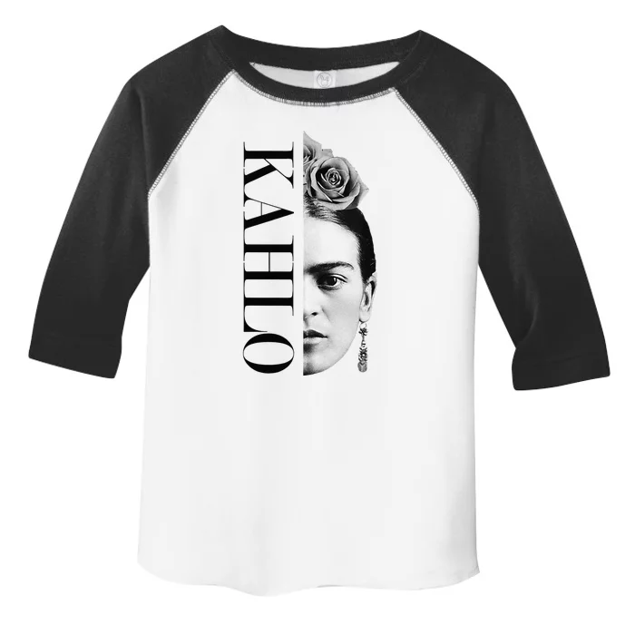 Frida Kahlo Split Portrait Toddler Fine Jersey T-Shirt