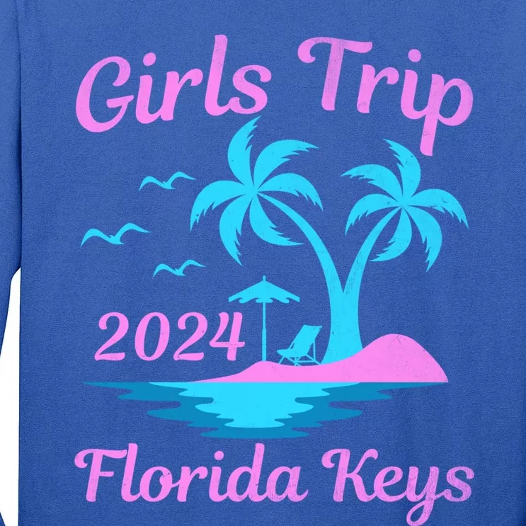 Florida Keys Summer Vacation Beach Trip 2024 Great Gift Tall Long Sleeve T-Shirt