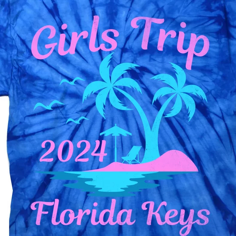 Florida Keys Summer Vacation Beach Trip 2024 Great Gift Tie-Dye T-Shirt