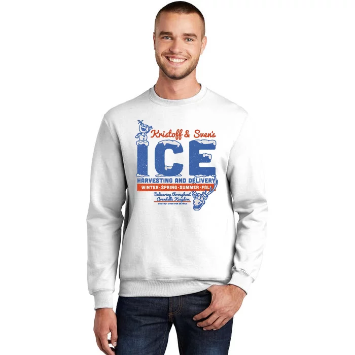 Frozen Kristoff Svens Ice Harvesting And Delivery Sweatshirt