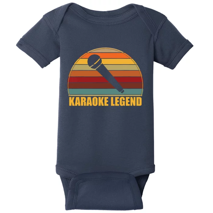 Funny Karaoke Singing With Sayings L Karaoke Queen Legend Baby Bodysuit