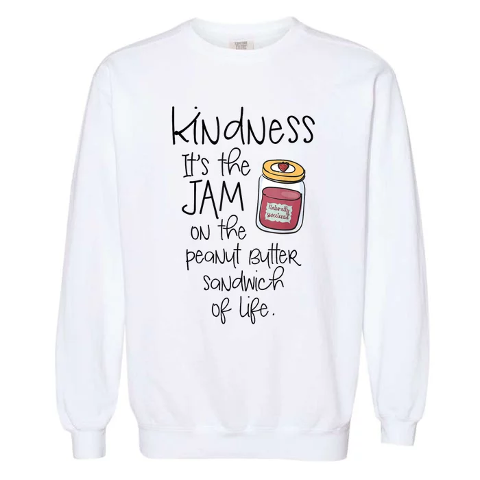 Funny Kindness Saying Positive Motivational Garment-Dyed Sweatshirt