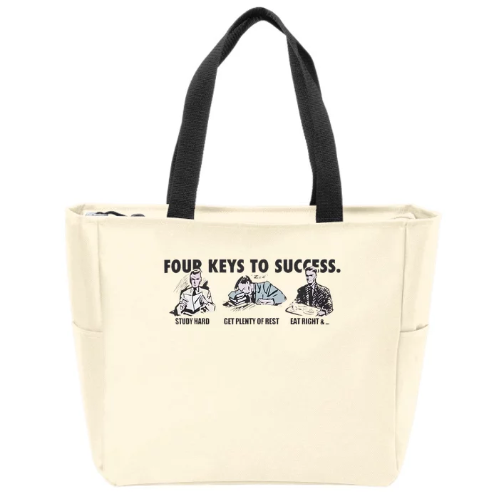 Four Keys To Success Zip Tote Bag