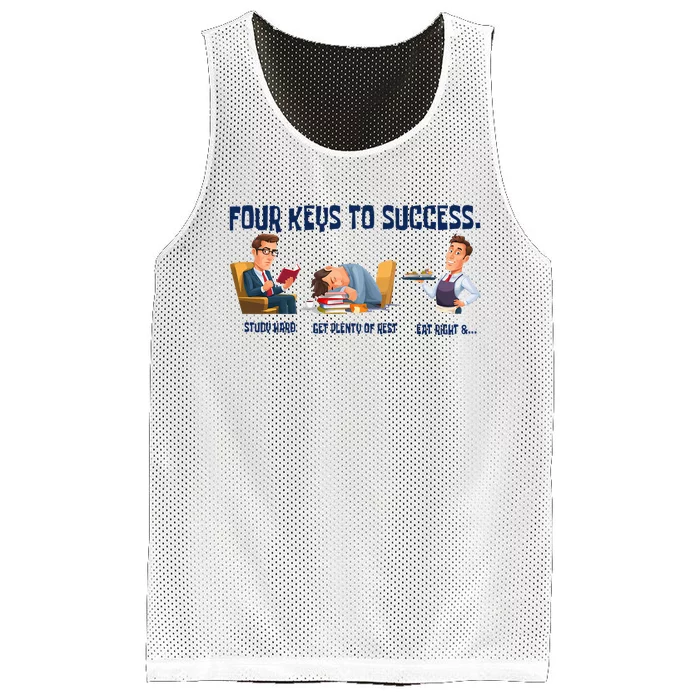 Four Keys To Success 4 Keys To Success Mesh Reversible Basketball Jersey Tank