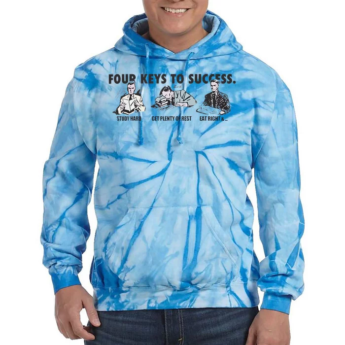 Four Keys To Success Tie Dye Hoodie