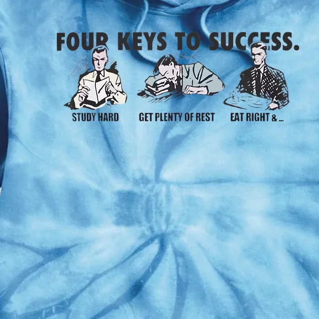 Four Keys To Success Tie Dye Hoodie