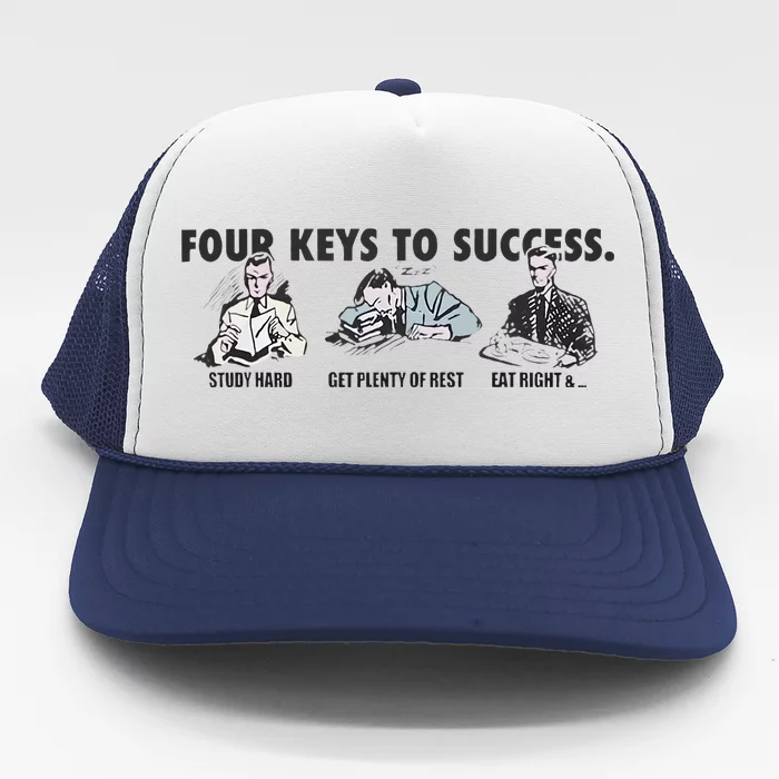 Four Keys To Success Trucker Hat